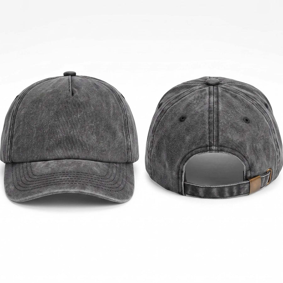 Relaxed 5-Panel Vintage Cap